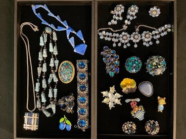 Weiss, JJ, Jeanne, Vendome necklaces, pins, earrings and more costume jewelry