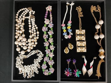 Alfred Sung earrings, costume jewelry necklaces and more