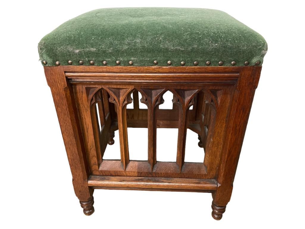 Gothic Revival stool (1 of 4)