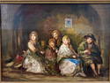 Oil on board in wonderful gold frame