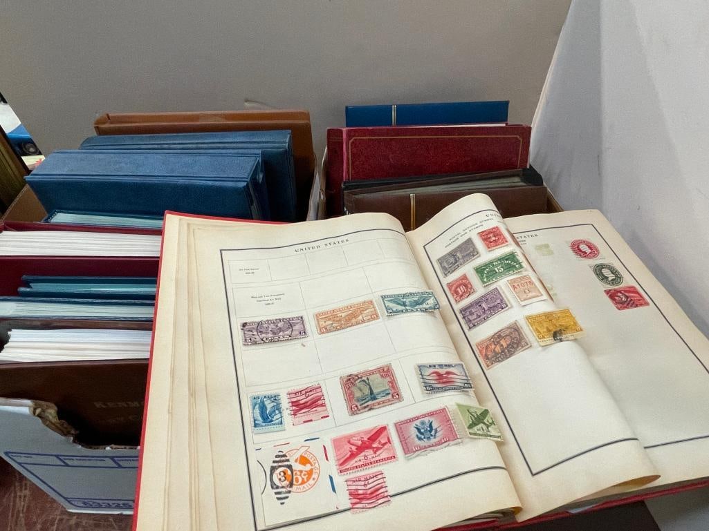 2 boxes of stamps and first day covers, U.S. and foreign (1 of 20)