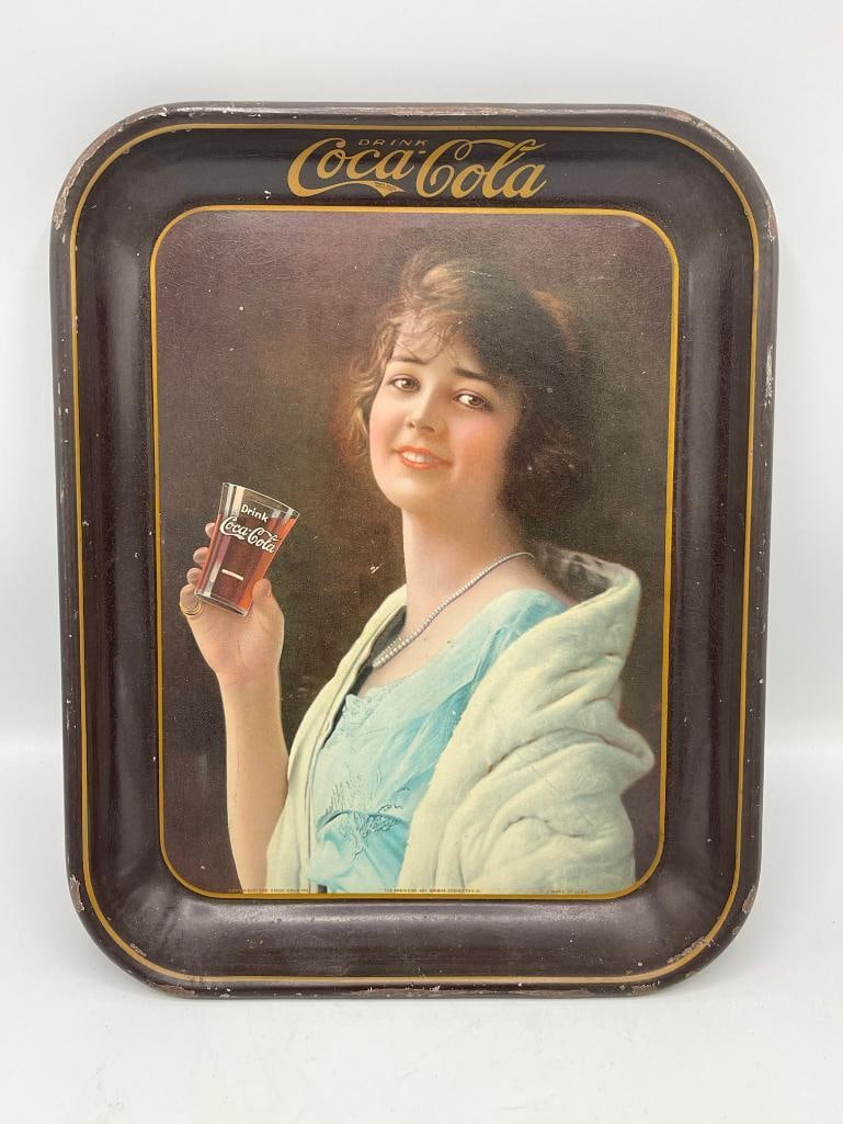 Coca Cola flapper girl serving tray (1 of 2)