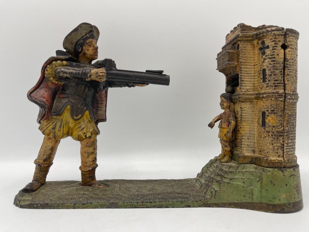 William Tell mechanical bank: William Tell mechanical bank