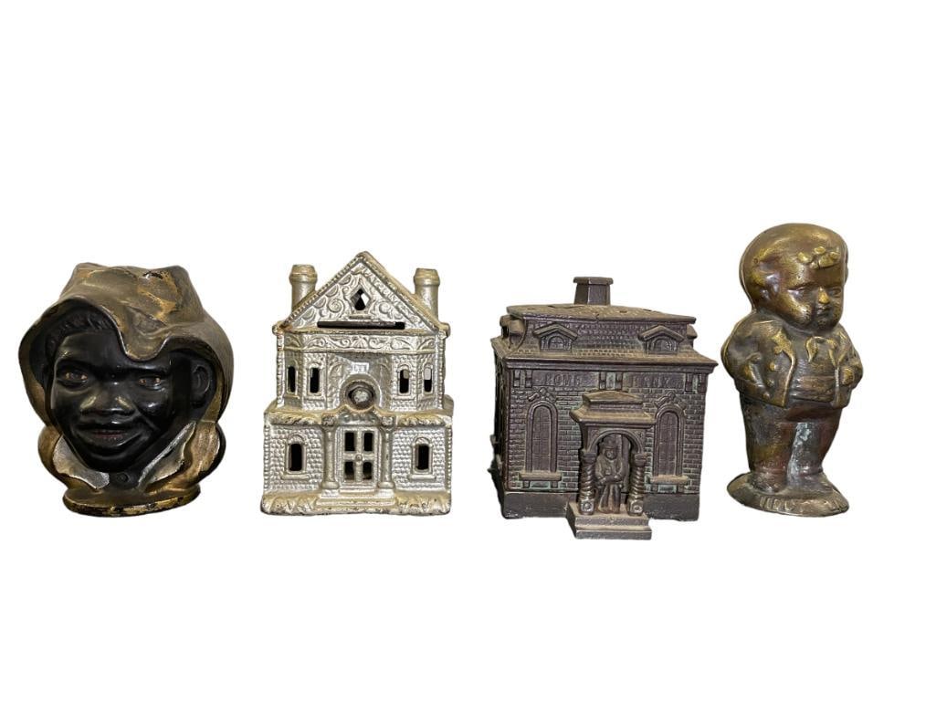 Group of 4 still banks (1 of 12)