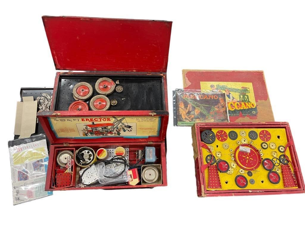 Group of Meccano and Erector Sets (1 of 11)