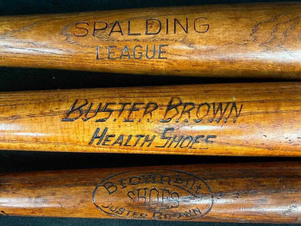 Buster Brown and Converse Broncho baseball bats (1 of 7)