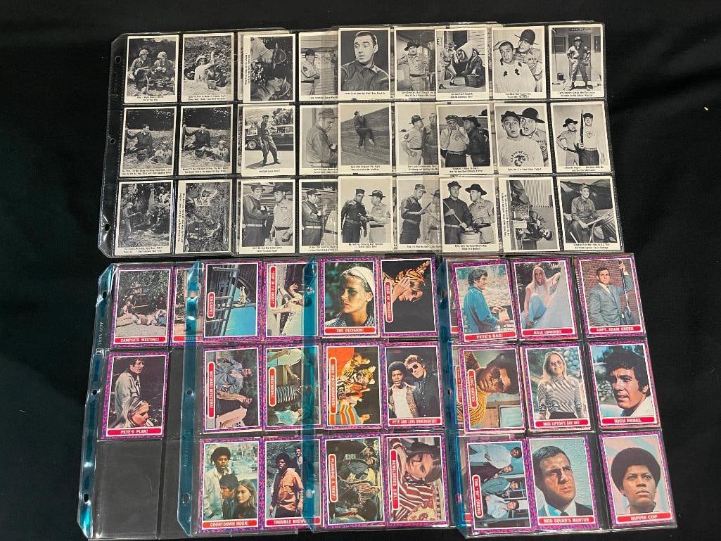 1965 Gomer Pyle trading cards and 1968 Mod Squad card sets (1 of 11)