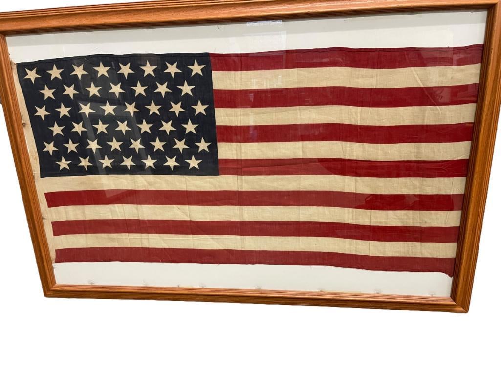 45 Star U.S. Flag framed (1 of 4)