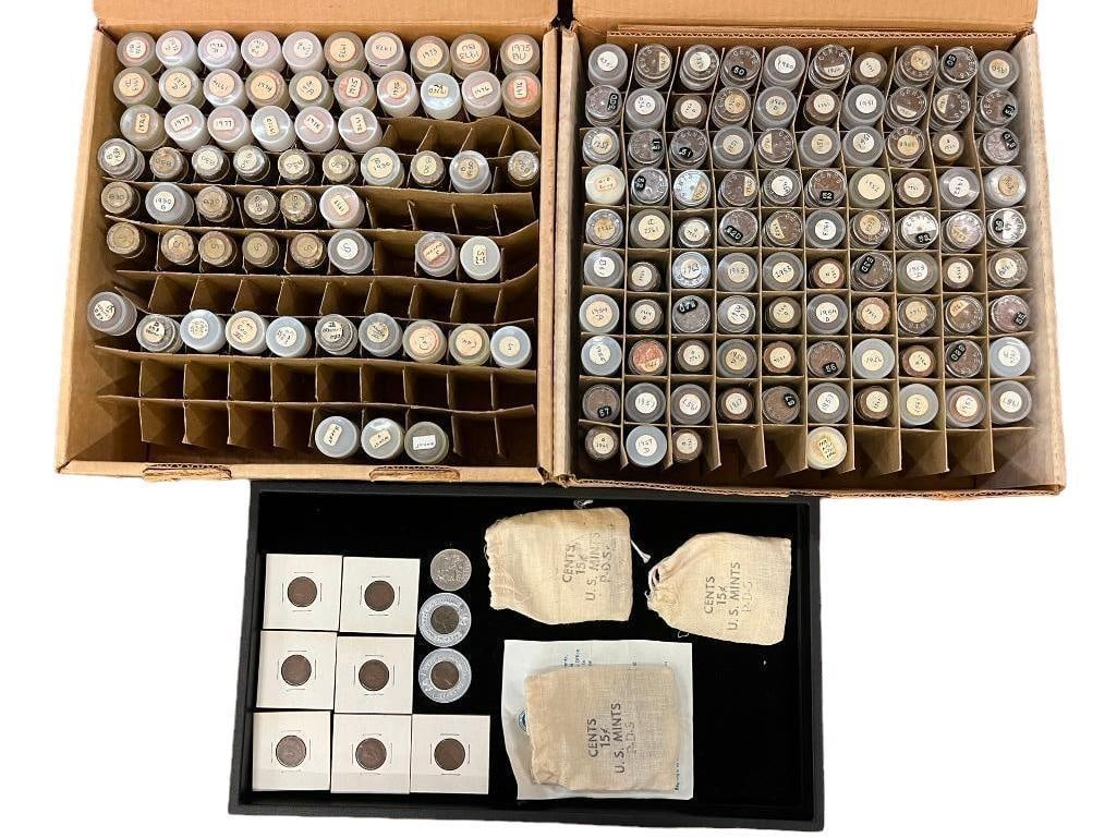 Large group of U.S. Lincoln cents, some Canada etc. (1 of 10)