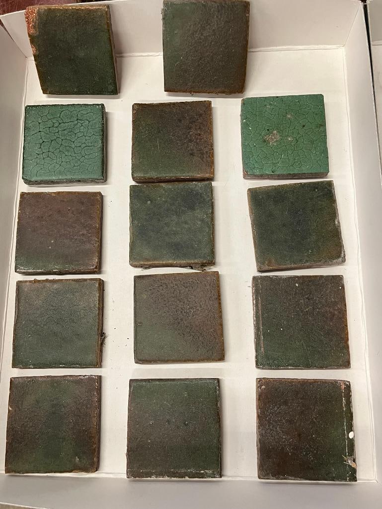 14 Grueby Tiles from Boston (1 of 4)