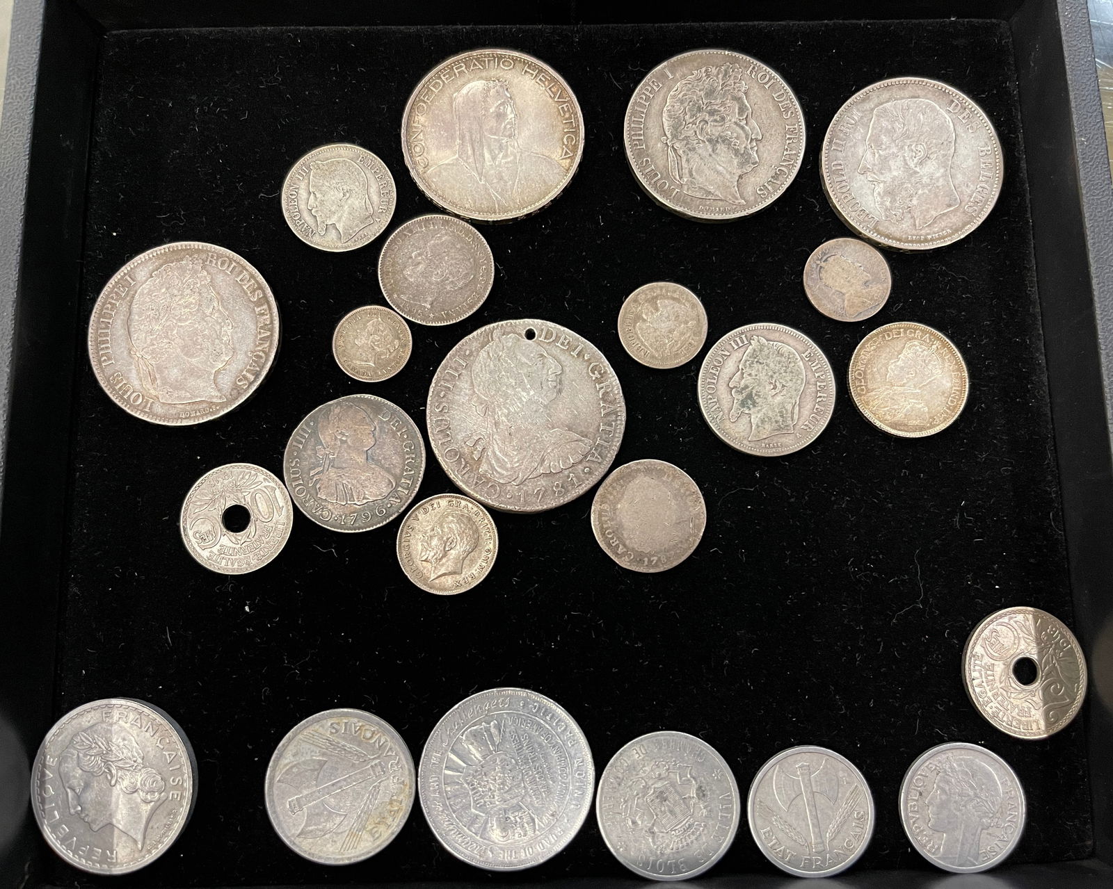 French Silver Coins and Other Coins (1 of 5)