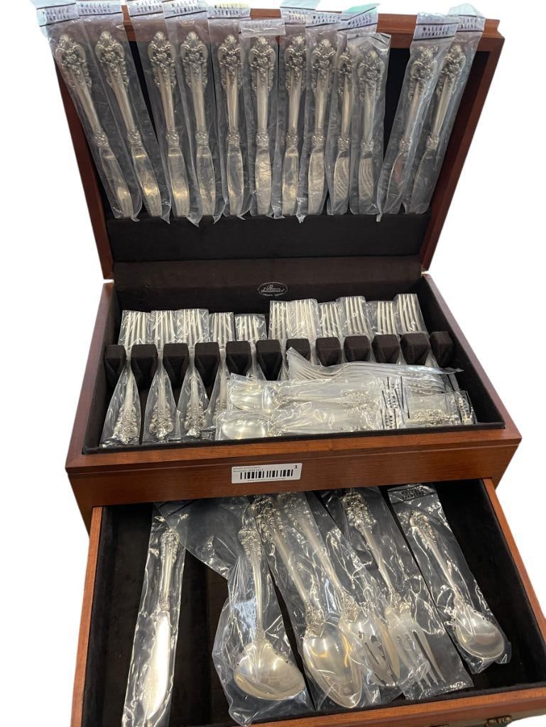 Wallace Grande Baroque Sterling silverware New in Sealed packages (1 of 7)