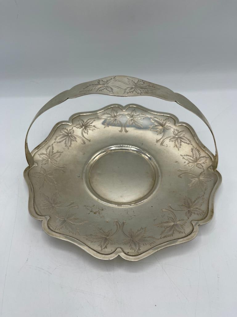 Shreve & Co. sterling handled tray (1 of 7)