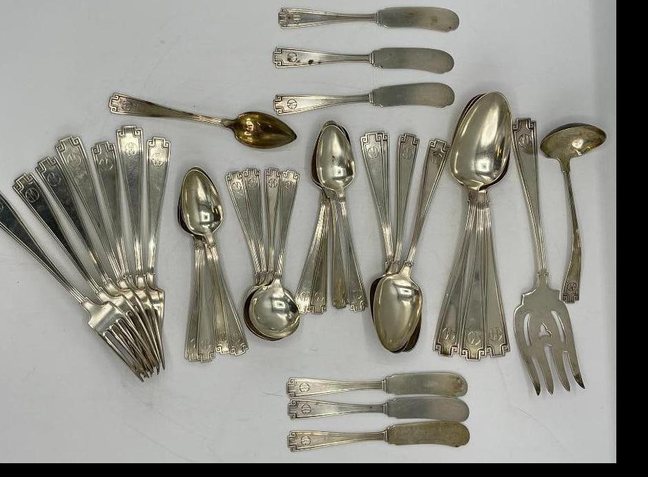 Sterling spoons, forks and knives (1 of 7)