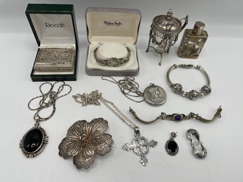 Sterling necklaces, bracelets, locket and more (1 of 10)