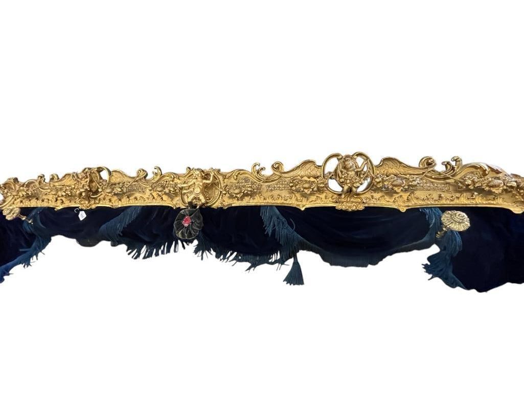 Large Gold Gilt Cherub valance (1 of 6)