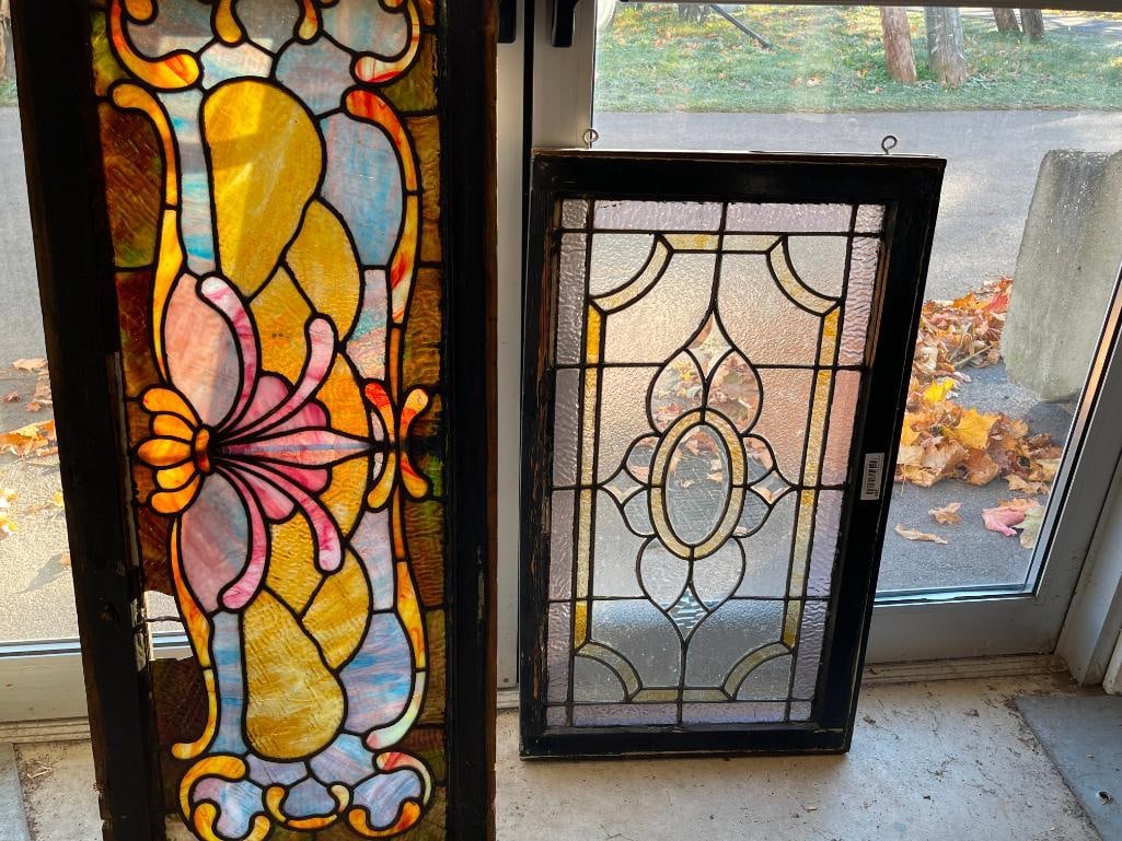 2 leaded glass windows (1 of 11)