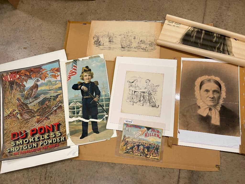 Perry Davis Pain Killer, Dupont advertising, WW1 Red cross poster and more (1 of 5)