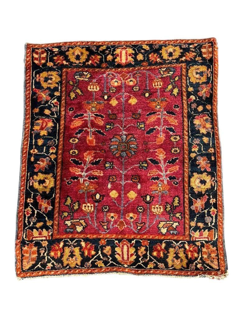 Persian Sarouk mat c. 1920 (1 of 6)