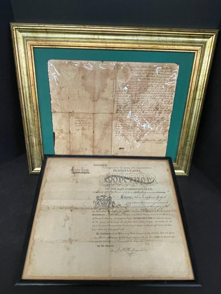 1792 Last Will and Testament and 1811 Militia Commission Papers (1 of 10)