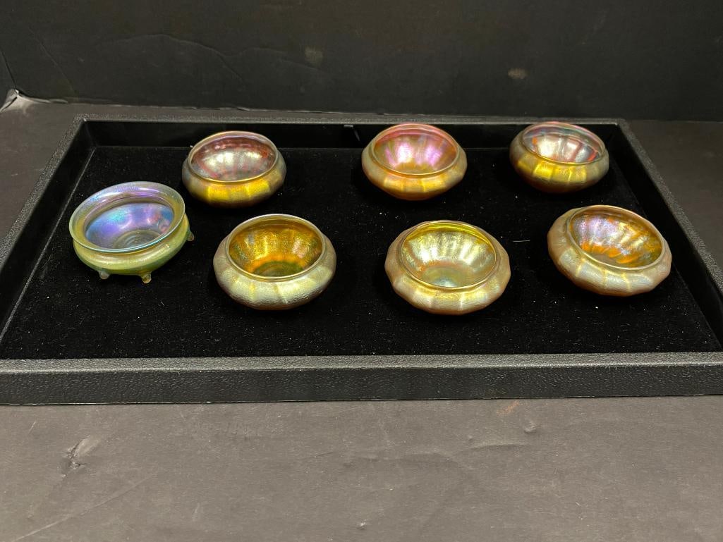 Group of Art Glass Salt Cellars (1 of 9)