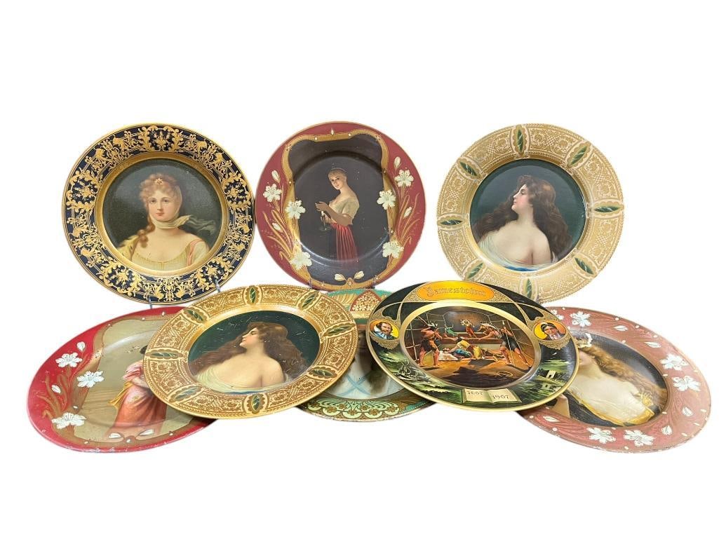 1905 Vienna Art Plates Various Company Advertising Give Away (1 of 10)