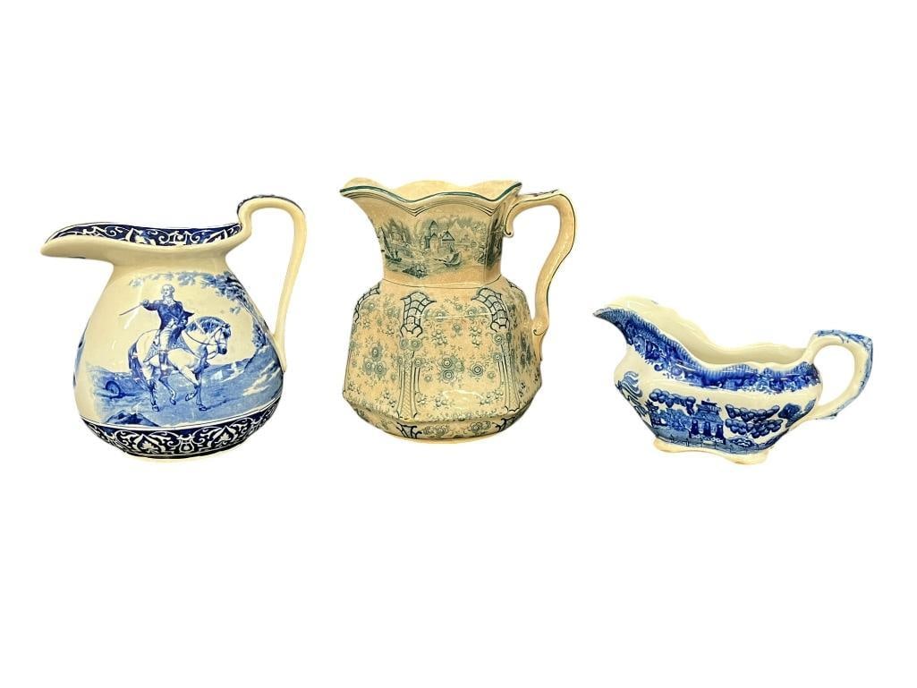 Buffalo Pottery Pitchers, George Washington, 1907 Mason Jug (1 of 13)