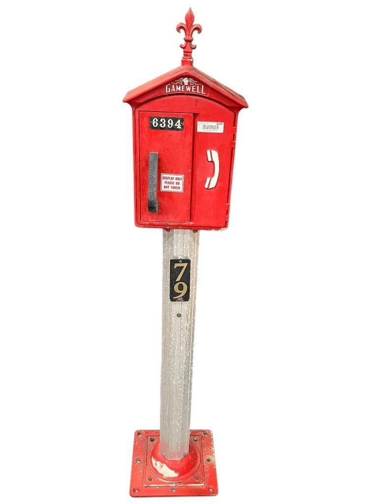 Gamewell Fire Call Box on Post (1 of 9)
