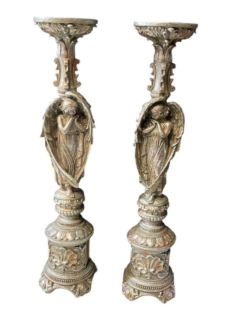 Pair of Angel Candlesticks (1 of 5)