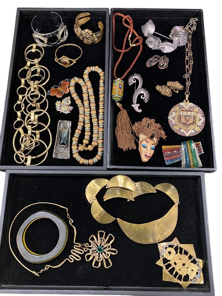 Costume Jewelry Cuffs, Necklaces, Pins and More (1 of 14)