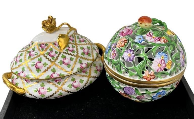 2 Herend Trinket Boxes (1 of 7)