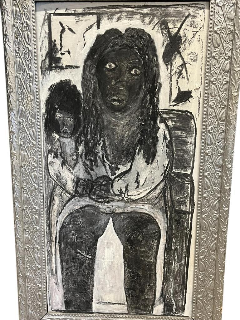 Albert Wagner signed Oil on Board (1 of 7)