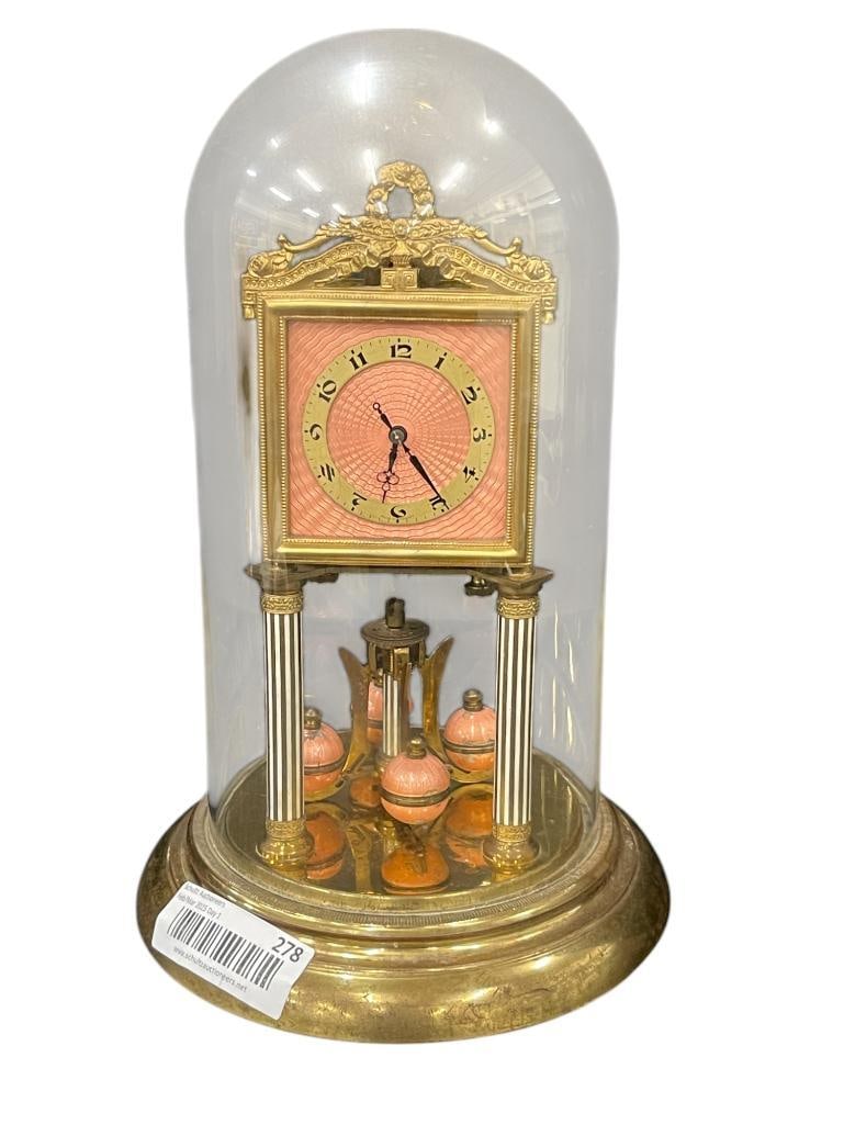 Schatz Pink Enameled Anniversary Clock (1 of 9)