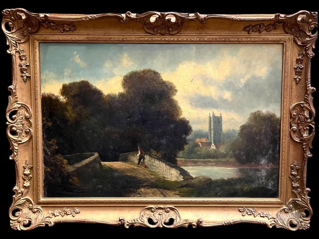 James Thornton signed Oil on Canvas (1 of 6)