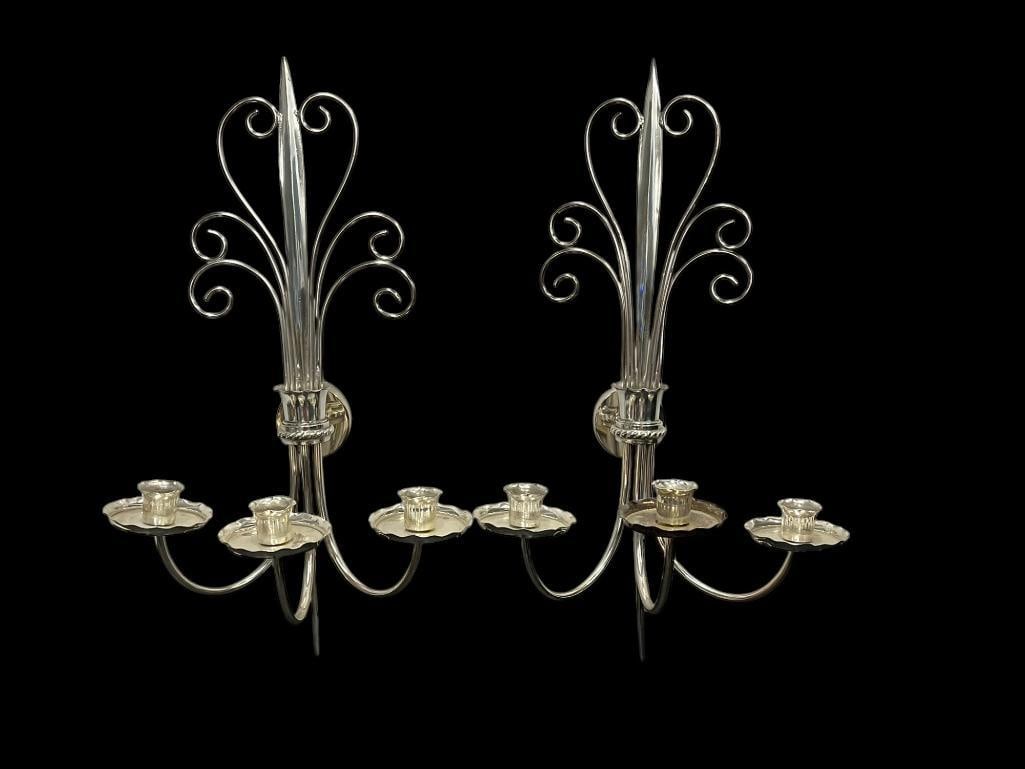 Pair of Mid Century Candle Sconces (1 of 7)
