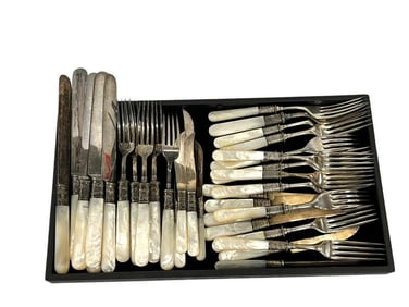Meriden, Landers Frary and Clark Mother of Pearl Silverware and more