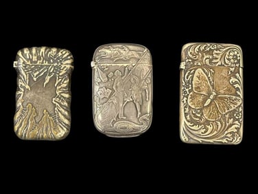 3 Match Safes featuring Gambling and Butterfly designs