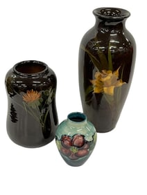 Moorcroft and Cambridge Pottery Vases