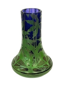 Daum Nancy Cameo Glass Vase