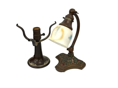 2 Lamps including H.G. McFaddin Bellova Desk Lamp