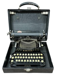 Corona Company #3 Folding Typewriter with Case