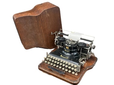 Hammond Multiplex Typewriter with Wood Case c. 1915