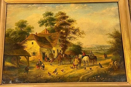William Shayer Oil on Canvas The Weald Surry