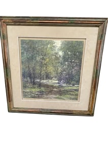 Phillip Lekki signed Pastel Landscape