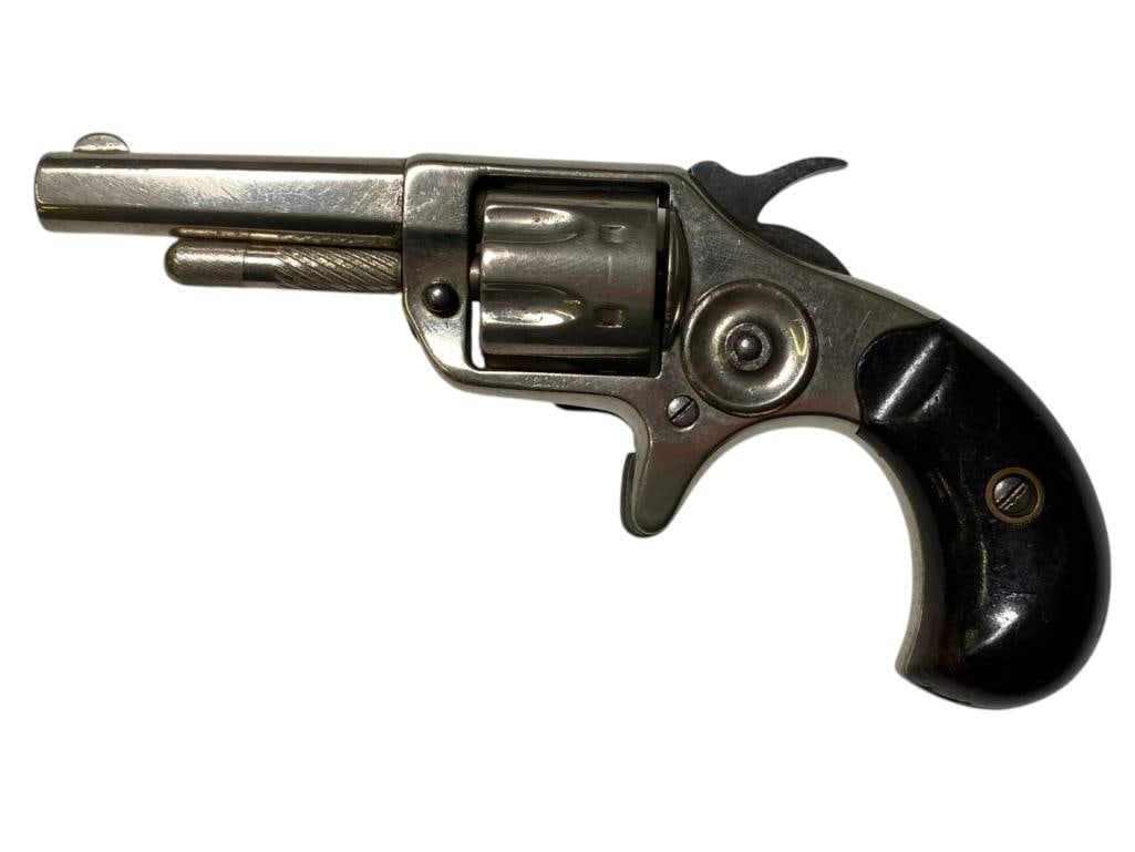 Colt New 22 Antique Black Powder Revolver: Colt New 22 Antique Black Powder Revolver Serial # Illegible, 2.25" barrel, total approx. 5.5" l