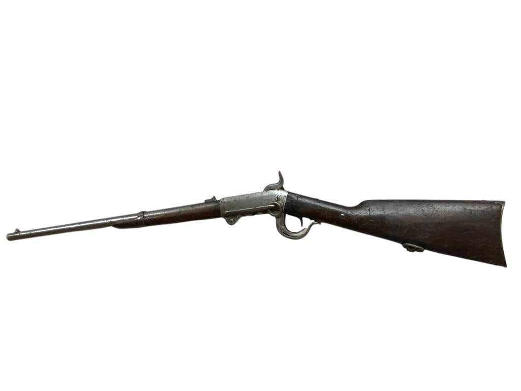Burnside Rifle Company Antique Saddle Ring Carbine: Burnside Rifle Company antique Saddle Ring Carbine, serial # 24163, total approx. 39.5" l