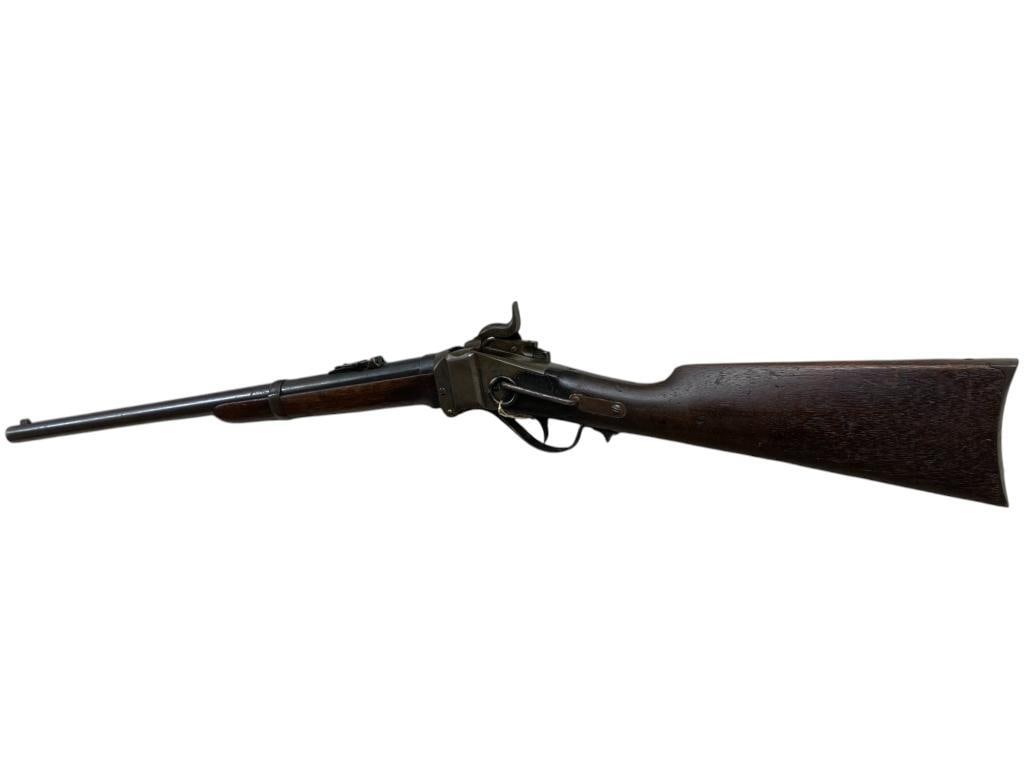 C. Sharps Model 1863 Antique Saddle Ring Carbine: C. Sharps Model 1863 Antique Saddle Ring Carbine, serial # C20055, total approx. 39" l