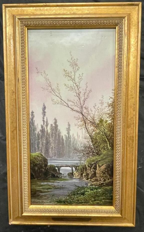 Edgar Ehres Painting on Porcelain The Old Bridge (1 of 6)