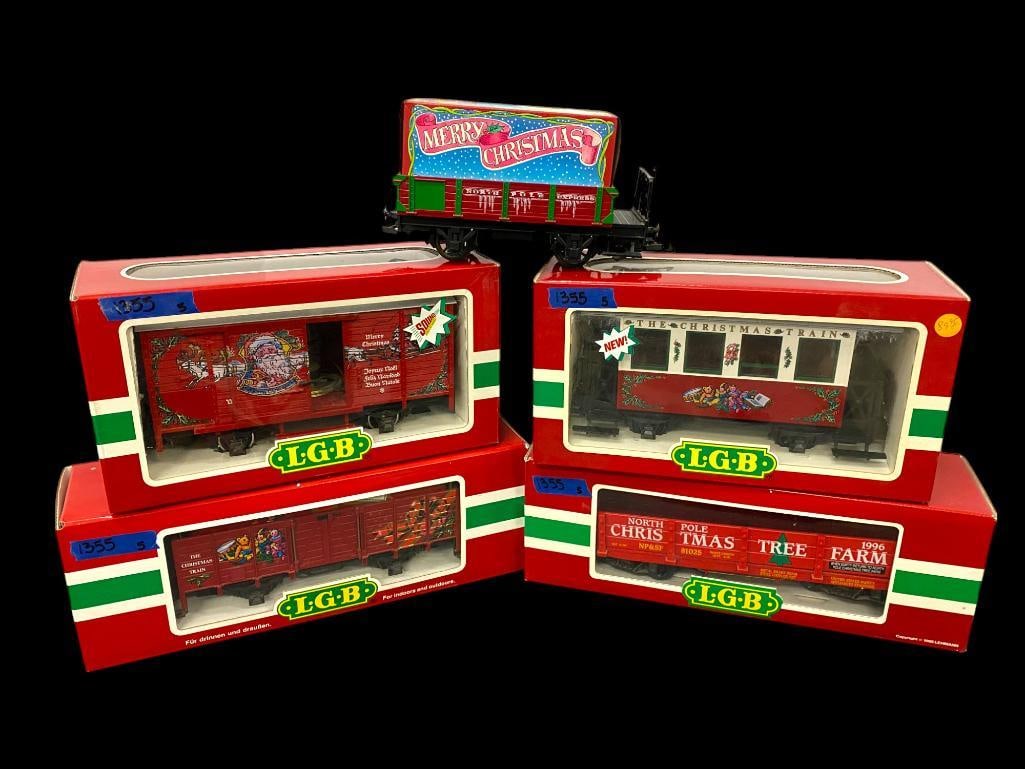 LGB Lehmann Christmas Train Cars (1 of 7)