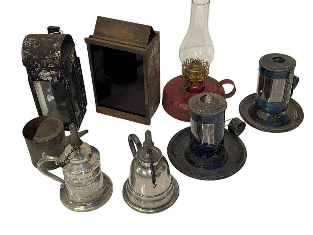 Group of early Lanterns and Lights (1 of 5)